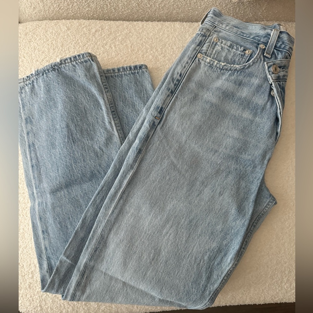Agolde criss cross  Denim Jeans - Picture 5 of 6
